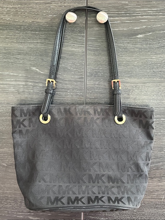 Michael Kors Handbags - MK Michael Kors Jacquard Black Tote